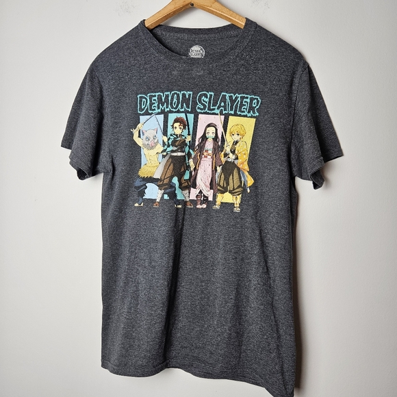 Other - Demon Slayer Tee Size Small Anime Gray‎